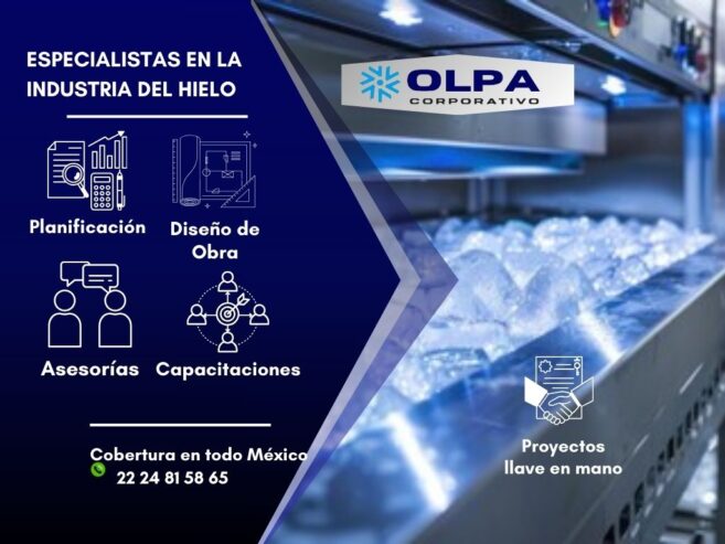 Máquinas Ceneradores de Hielo Olpa